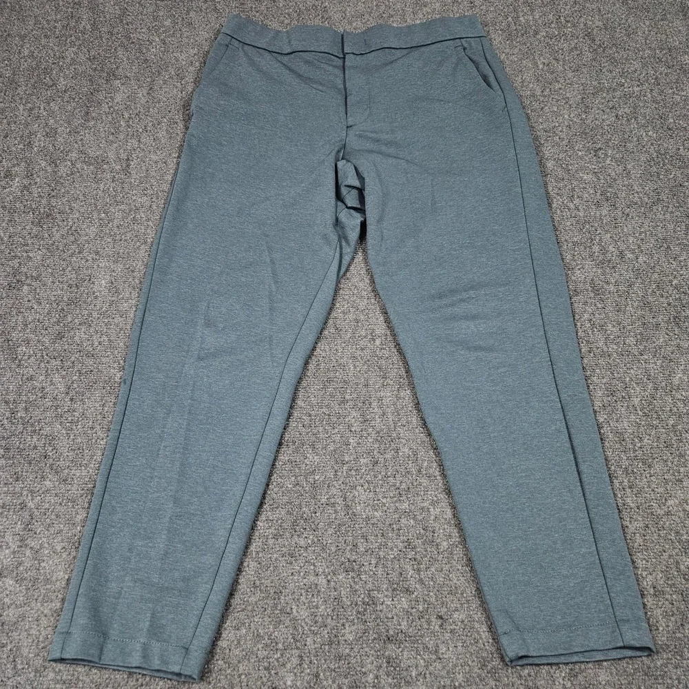 Bonobos Performance Jogger Pants L Blue Stretch Athletic Tapered All Week Casual